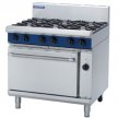 Blue Seal GE56D/C/B/A 900mm Gas Range - Electric Convection Oven